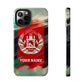 Custom Afghanistan Phone Cases- Customizable Customer Text/Name