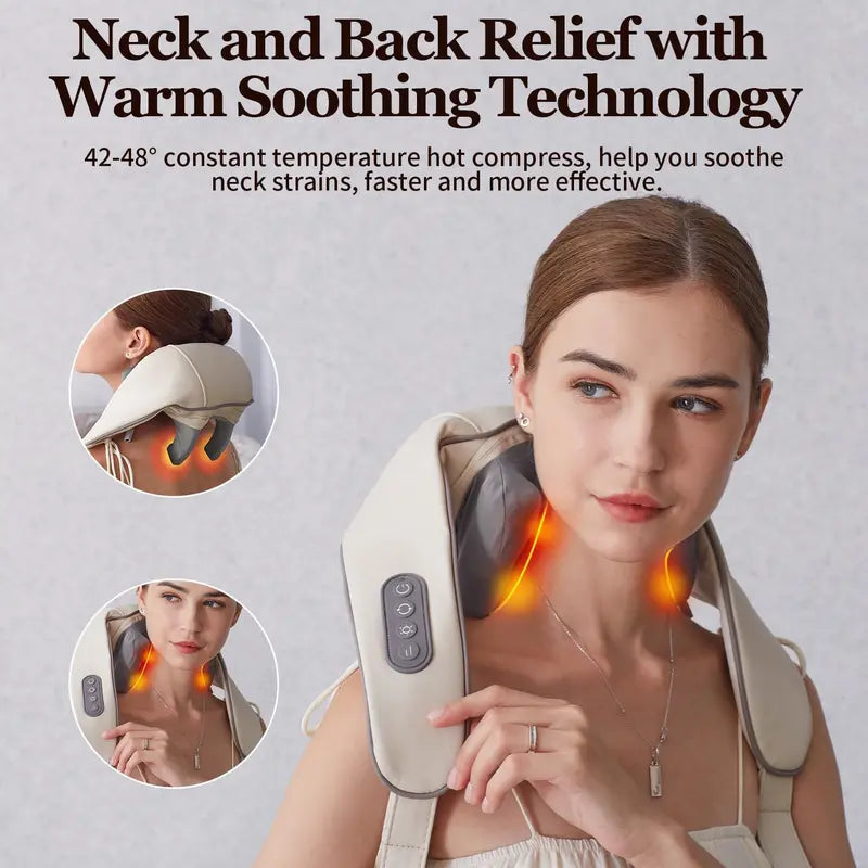 InstantComfort™ Ultra Powerful Deep Tissue Heated Neck Massager