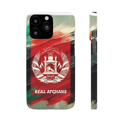 Afghanistan Phone Case With "Real Afghans" Written On It