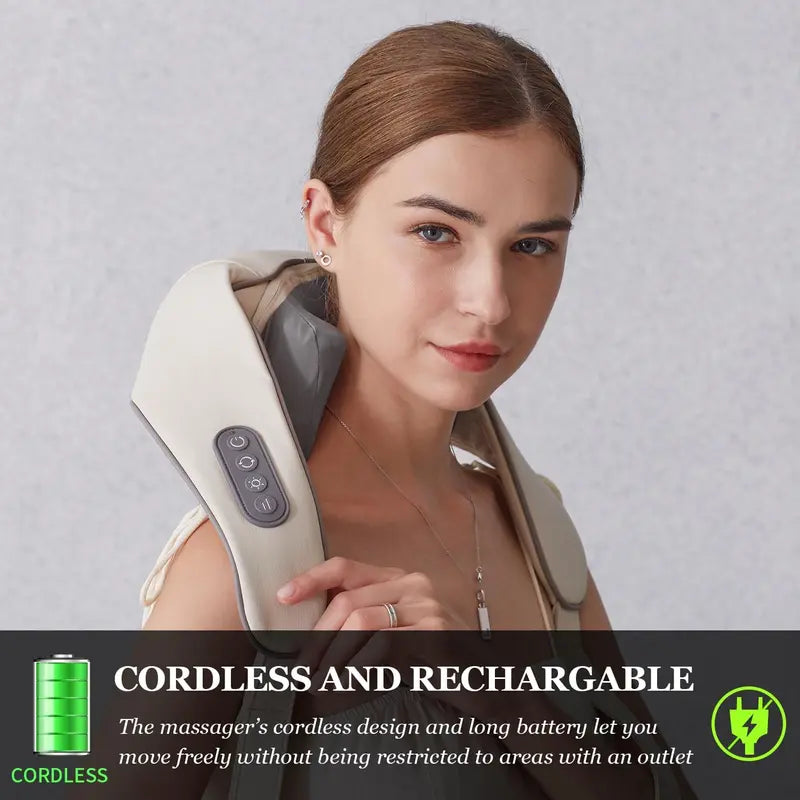 InstantComfort™ Ultra Powerful Deep Tissue Heated Neck Massager