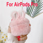 Plush Bunny Airpods Case