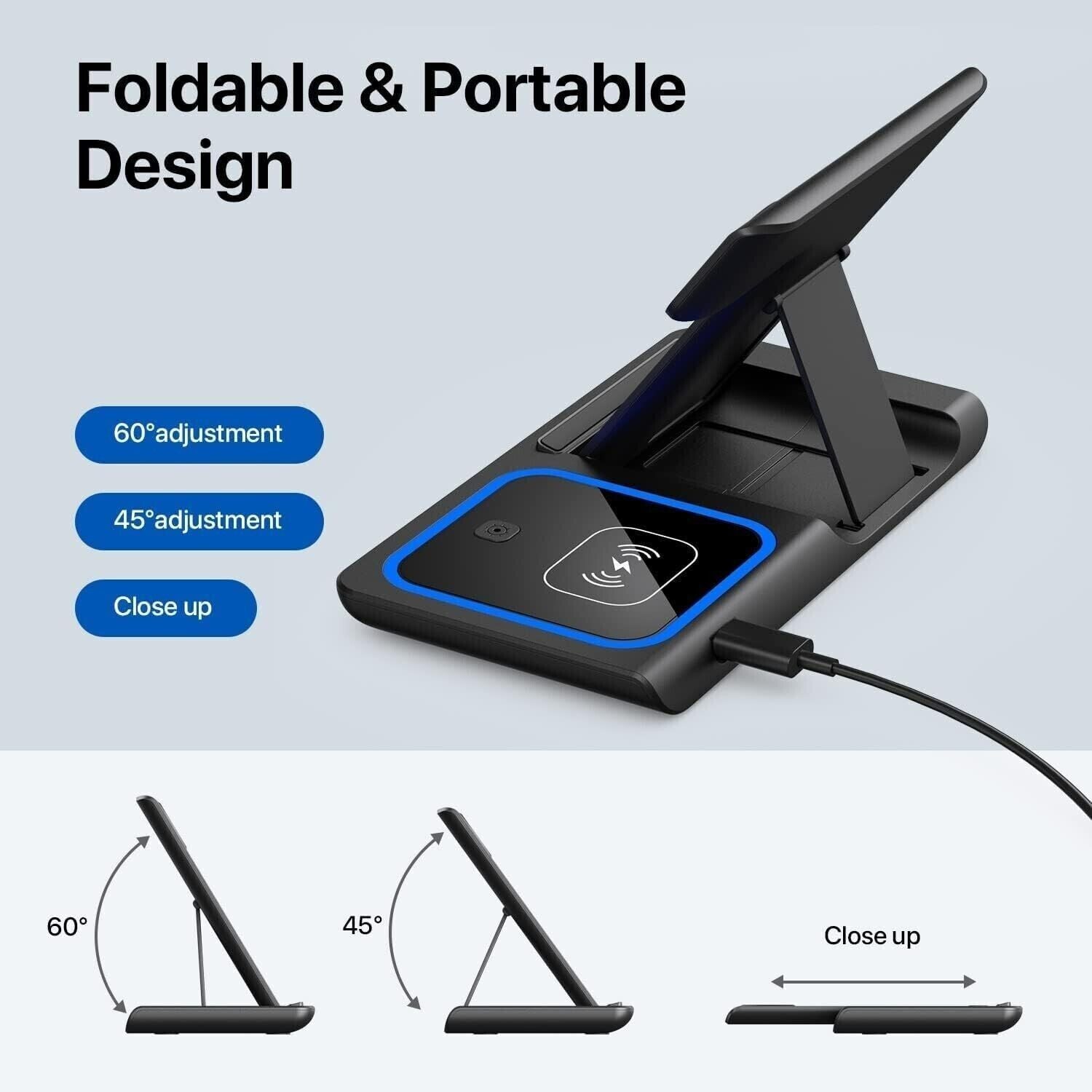 InstantComfort™ 3 in 1 Wireless Charger Charging Station 